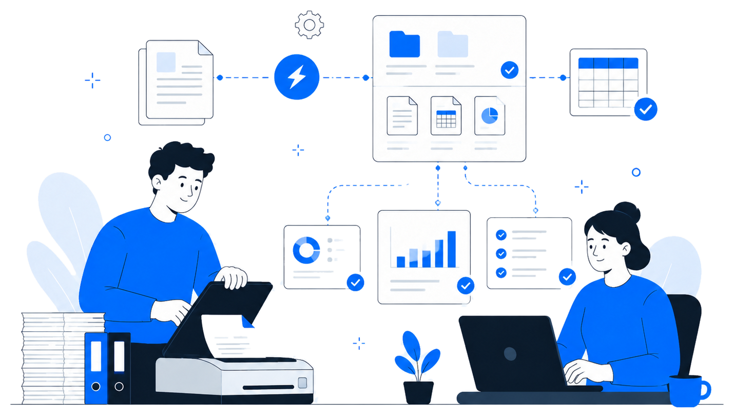 Automatización y organización de documentos con DataScan AI