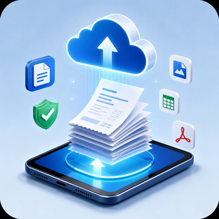 Documentos subidos de forma segura a la nube