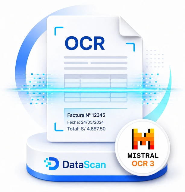 Mistral OCR 3 procesando una factura